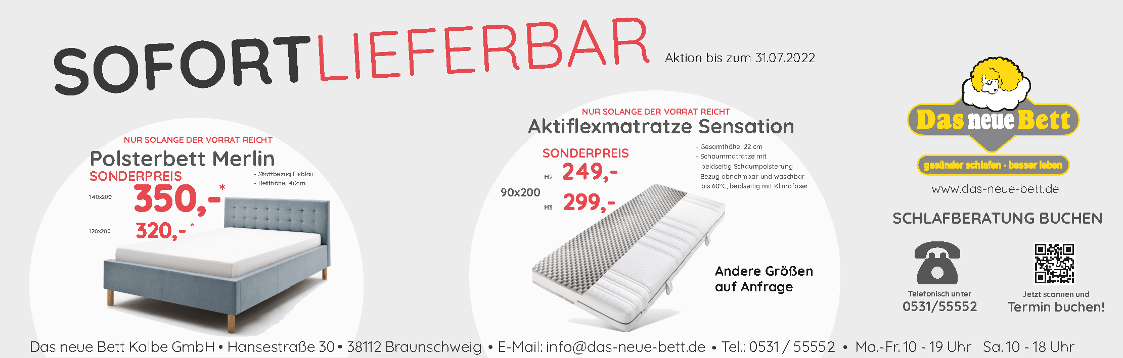Angebot des Monats Juli