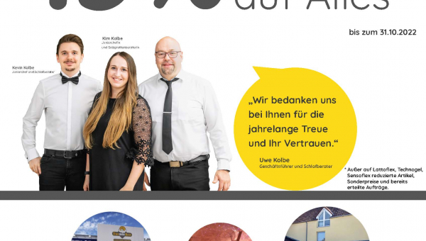 Unser Geburtstagsangebot 2022